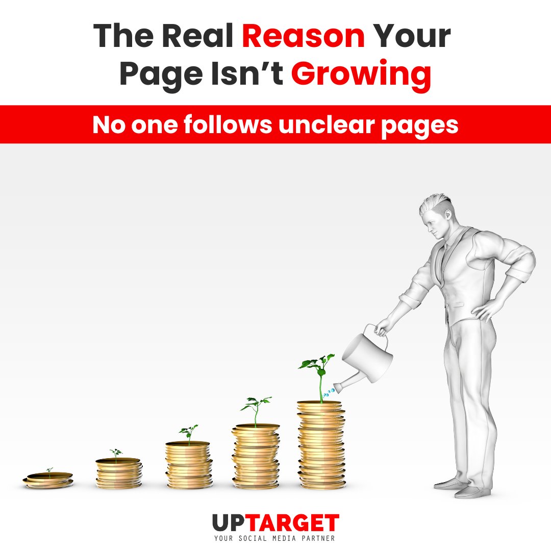 Uptarget1's tweet photo. People don’t follow pages they don’t understand.

If your content is all over the place…

Different topics
Different styles
No clear message

Your audience gets confused.
And confused people don’t follow.

👉 Growth comes from clarity:
What do you talk about?
Who is it for? https://t.co/uHi4w0OgRA