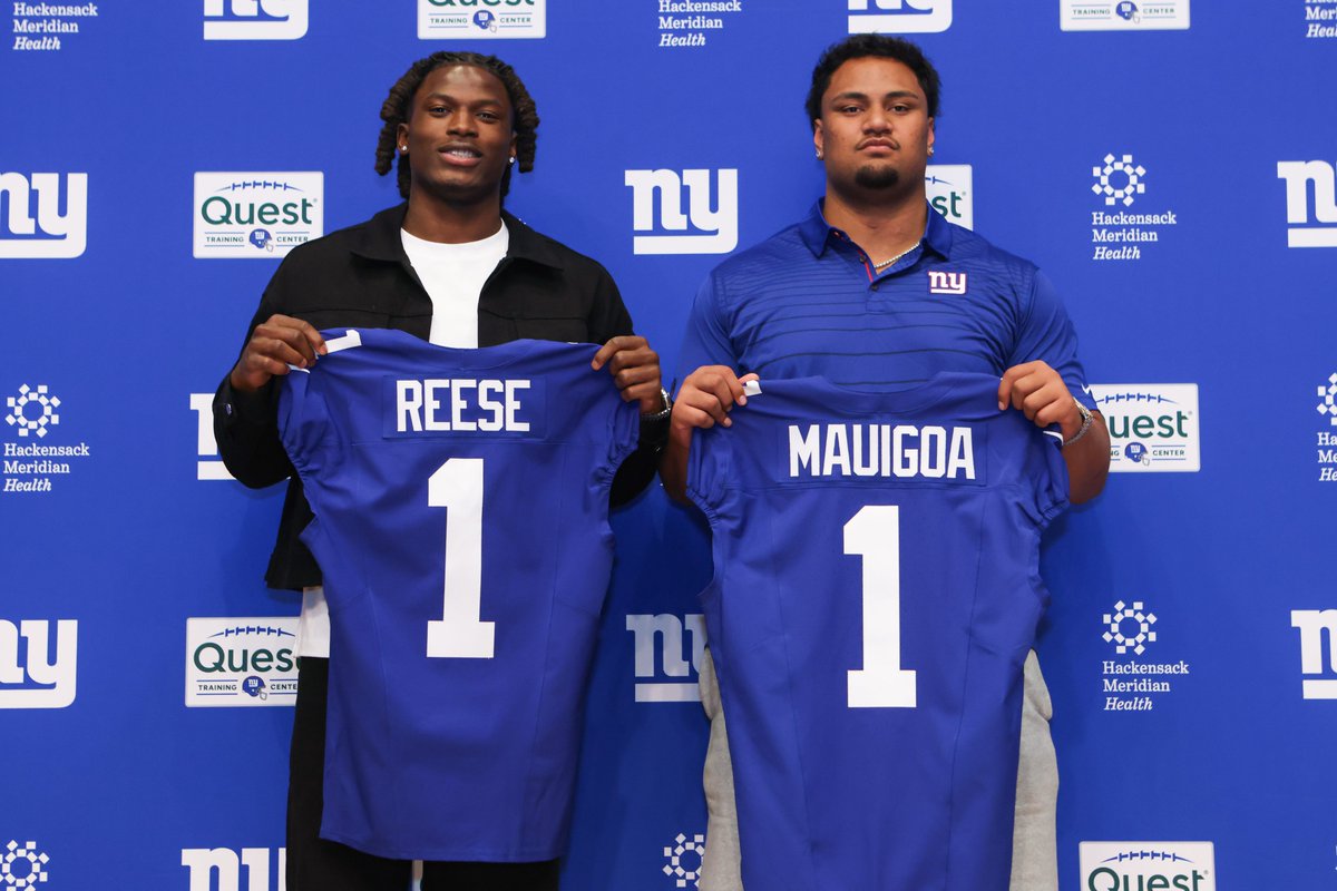 Had Arvell Reese not been on the board, the Giants would've taken Francis Mauigoa with the 5th overall pick, per <a href="/DDuggan21/">Dan Duggan</a>.

It's honestly incredible that they were able to land both Reese and Mauigoa in this draft.