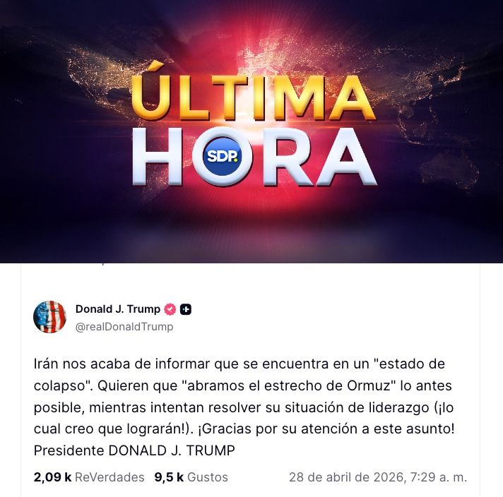 SDP Noticias tweet media