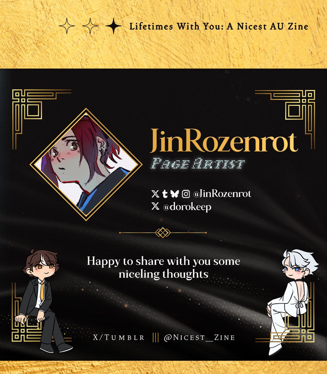 ✨Lifetimes With You ✨| A Nicest AU Zine tweet media