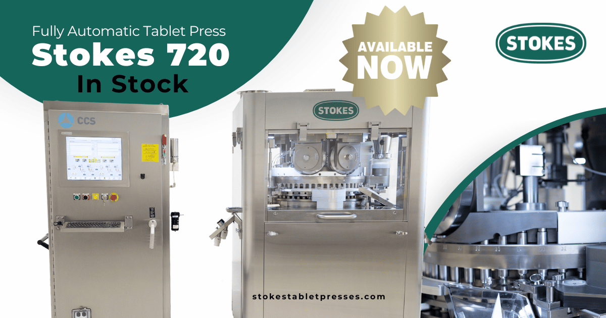 StokesTP1896's tweet photo. Start now with the Stokes 720 🚀

In stock. Ready to ship. No delays.

• Up to 796,800 tabs/hr
• Bi-layer capable
• Servo precision

Limited units available—don’t wait:
https://t.co/oKT9Booh5E https://t.co/2frZpXYYlP
