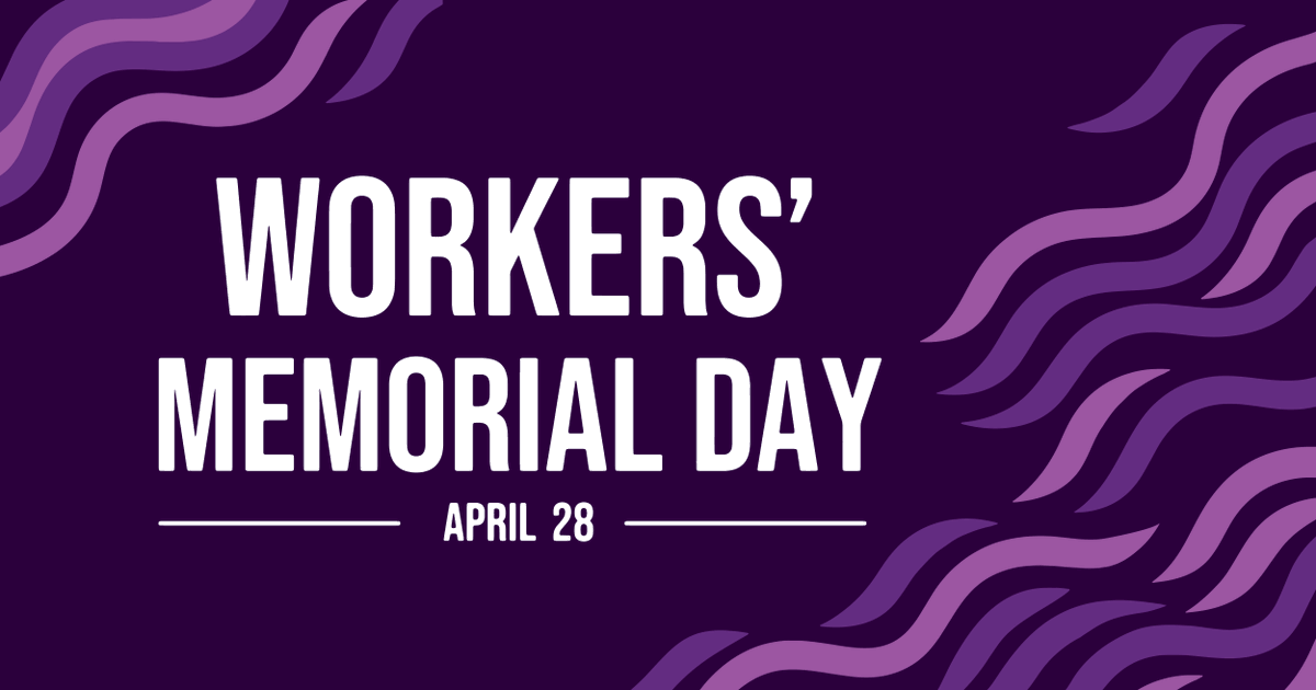 MOLabor's tweet photo. On Workers' Memorial Day, the Missouri Department of Labor honors the memory of those who have lost their lives or suffered serious injury on the job. We remain dedicated to the mission of ensuring every Missourian returns home safely at the end of every shift. https://t.co/O3vuhCgoBk