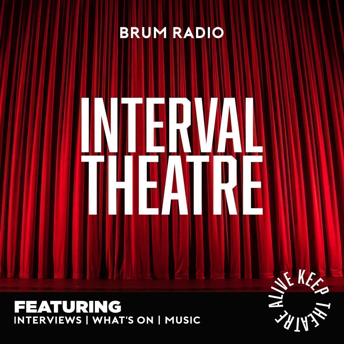 BrumRadio's tweet image. LIVE NOW &amp;gt;&amp;gt; Interval Theatre with Dave Massey

Music &amp;amp; interviews from theatre in Birmingham &amp;amp; the West Midlands.
Listen live Tuesdays at 3pm (UK Time) at brumradio.com
#InBrumWeTrust #Birmingham