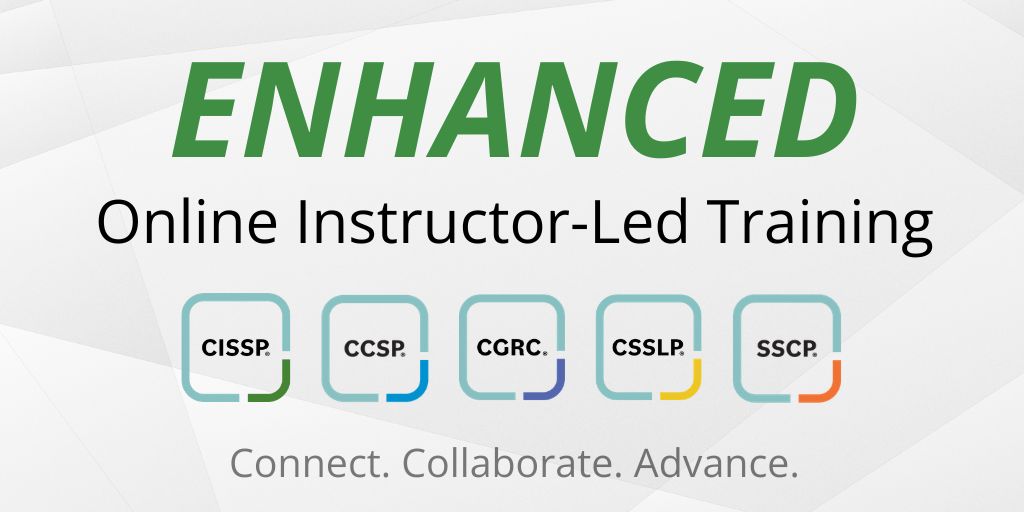 ISC2's tweet photo. Enhanced #CGRC Online Instructor-Led Training — Go beyond the textbook with expert explanations and practical insights from an ISC2 Authorized Instructor.
Learn more: https://t.co/foCCbOuFWk https://t.co/s8MGiiNGXG