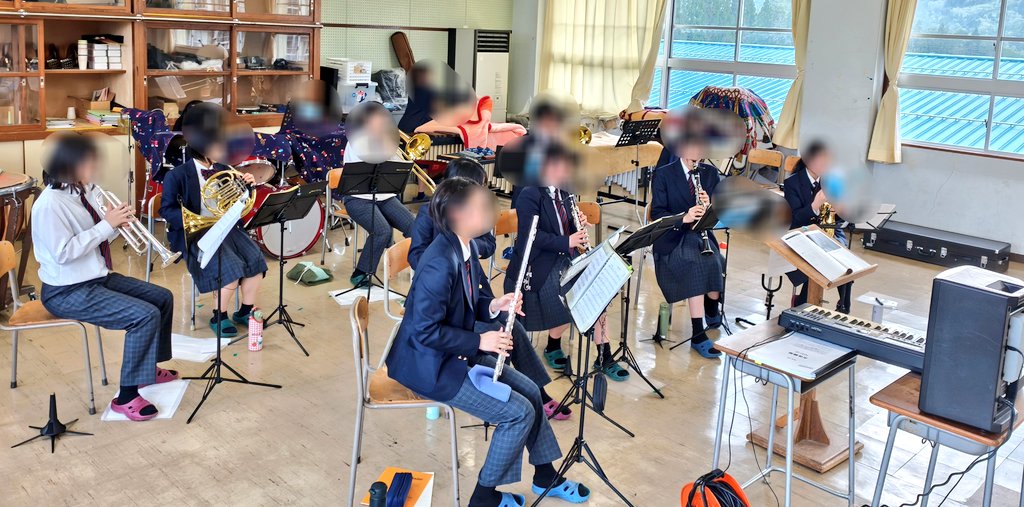 NoA_wind_tuba's tweet image. あー楽しかった！
またユルッとガツッとやってこ♬.*ﾟ
#吹奏楽部 #音楽は心 #KWB
#吹奏楽いいね #極小編成吹奏楽部