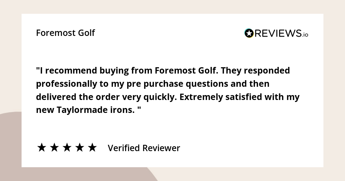 Foremost Golf Online Store tweet media