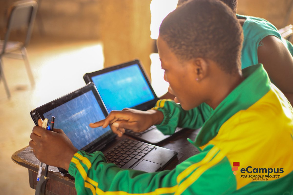 eCampusLLC's tweet photo. Kajaji SHS joins the eCampus for Schools project 

More access. Better learning. Brighter futures.

#eCampusForSchools #EdTechGH https://t.co/mHnoJnQiTa