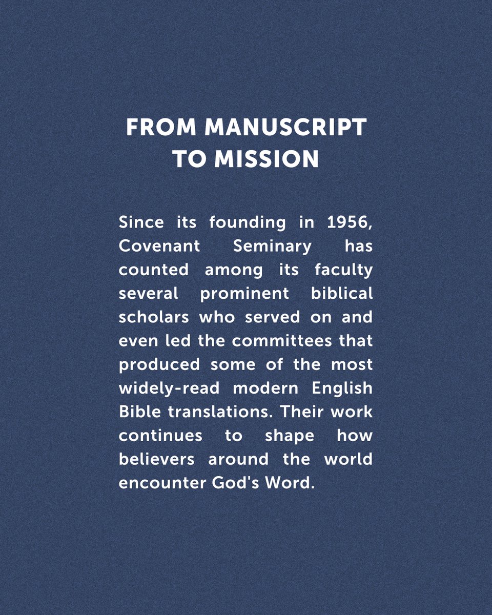 Covenant Seminary tweet media