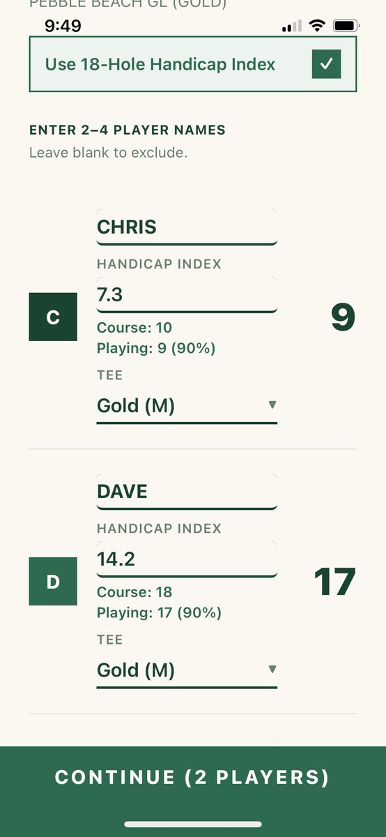 BetCaddieGolf's tweet image. Be honest. When's the last time someone in your foursome did handicap stroke allocation correctly on the first tee?

#golf #golflife #golfgames #foursome #handicap #golfhumor #weekendgolf #mensgolf #golfbetting