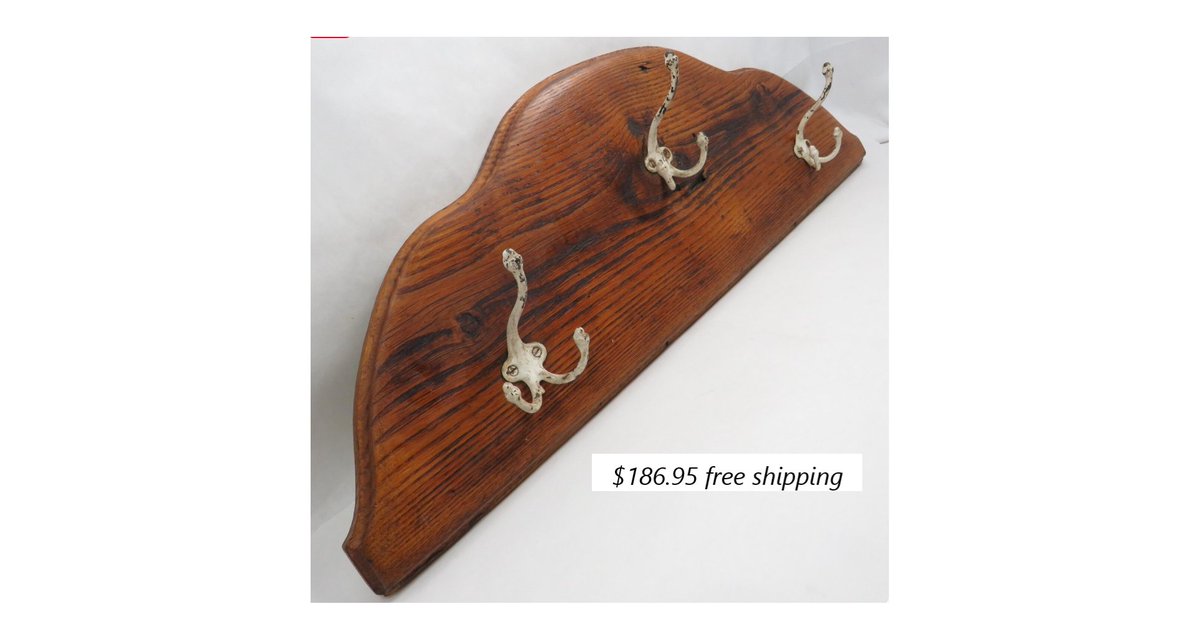 rarefinds4u's tweet image. Vintage hook rack
#freeshipping #smilett23 #vintage #antique #shopping