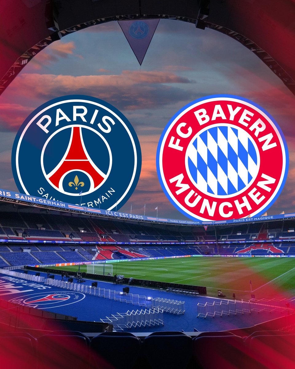 FSpectators's tweet photo. Tonight?

Who will win?

#PSG or #BAYERN

#football https://t.co/WRpEJaWwOc