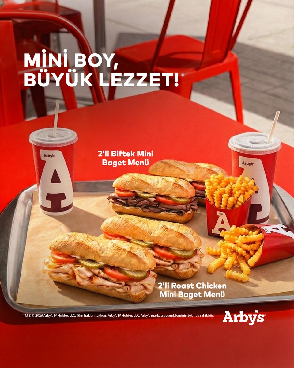 Arby's® Türkiye tweet media