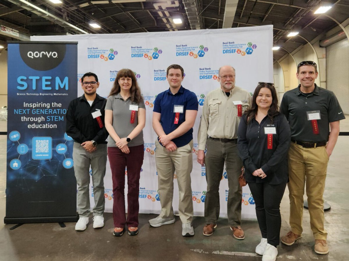 QorvoInc's tweet image. Qorvo recently participated in the Dallas Regional Science and Engineering Fair, where our team helped judge student projects. 

We’re proud to support the next generation of innovators!

#STEMEducation #DallasSTEM #ScienceFair #EngineeringInnovation #FutureInnovators