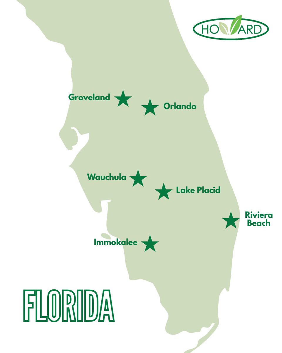 HowardFert's tweet photo. Based throughout the Southeast, we continue to strengthen our presence across multiple states, including Florida, Georgia, Tennessee, and North Carolina. With a growing network of locations, we remain focused on being accessible, connected, and consistent throughout the region. https://t.co/xSgErMjxco