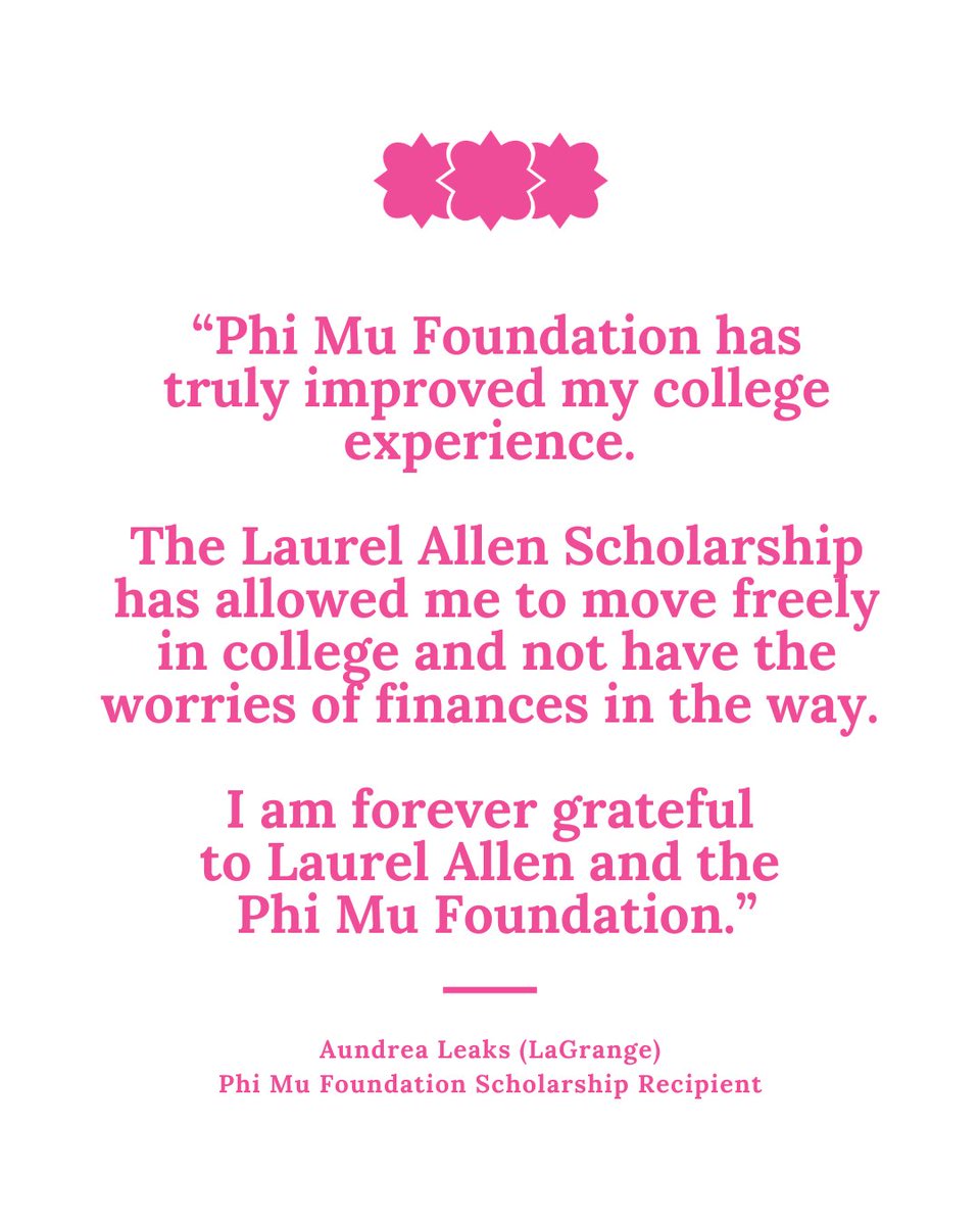 Phi Mu Foundation tweet media
