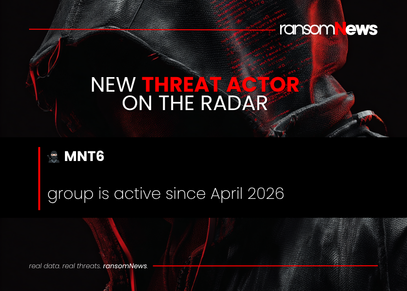 ransomnews's tweet image. ⚠️ New threat actor on the radar ⚠️

🥷🏻 Prinz MNT6
🗓️ added on April 28, 2026

#ransomNews #cybersecurity #newthreatactor