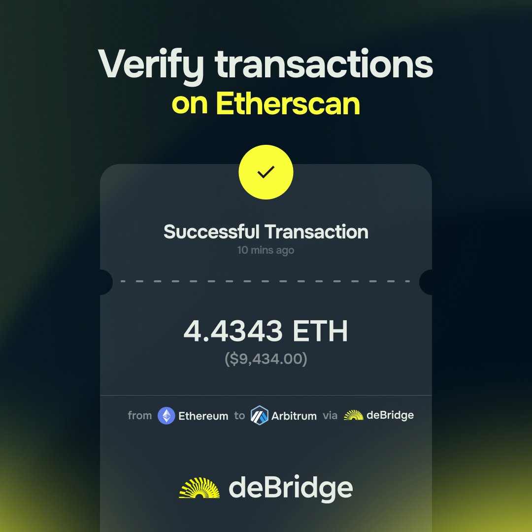 deBridge tweet media