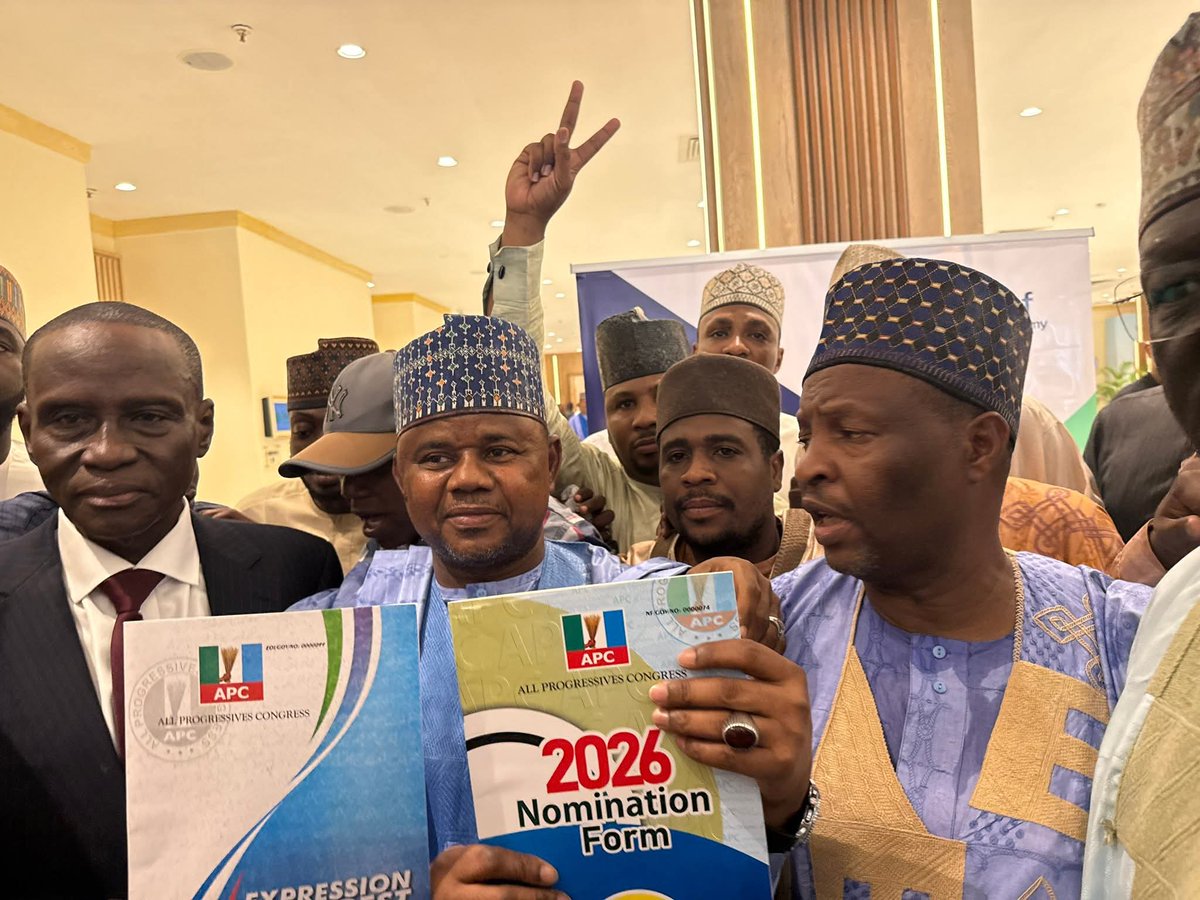 alkaline3446's tweet photo. Hon. Alhaji Mustapha Gubio is the first person to pick up the governorship nomination form for the 2027 Borno State election. A clear and confident step toward the journey ahead, marked by commitment and readiness for leadership.

Finally Case Closed Congratulations 👏 https://t.co/BlFiaCKzaU