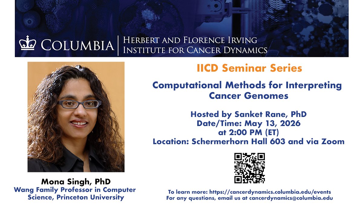 Columbia - Irving Institute for Cancer Dynamics tweet media