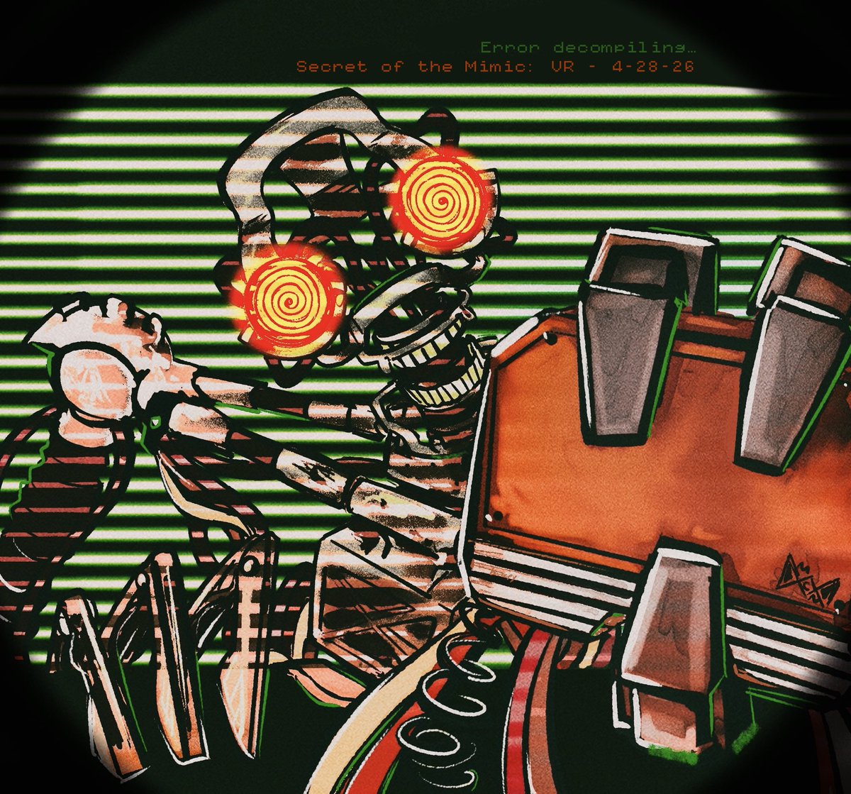 right before your very eyes
#FNAF #secretofthemimic #FiveNightsatFreddys