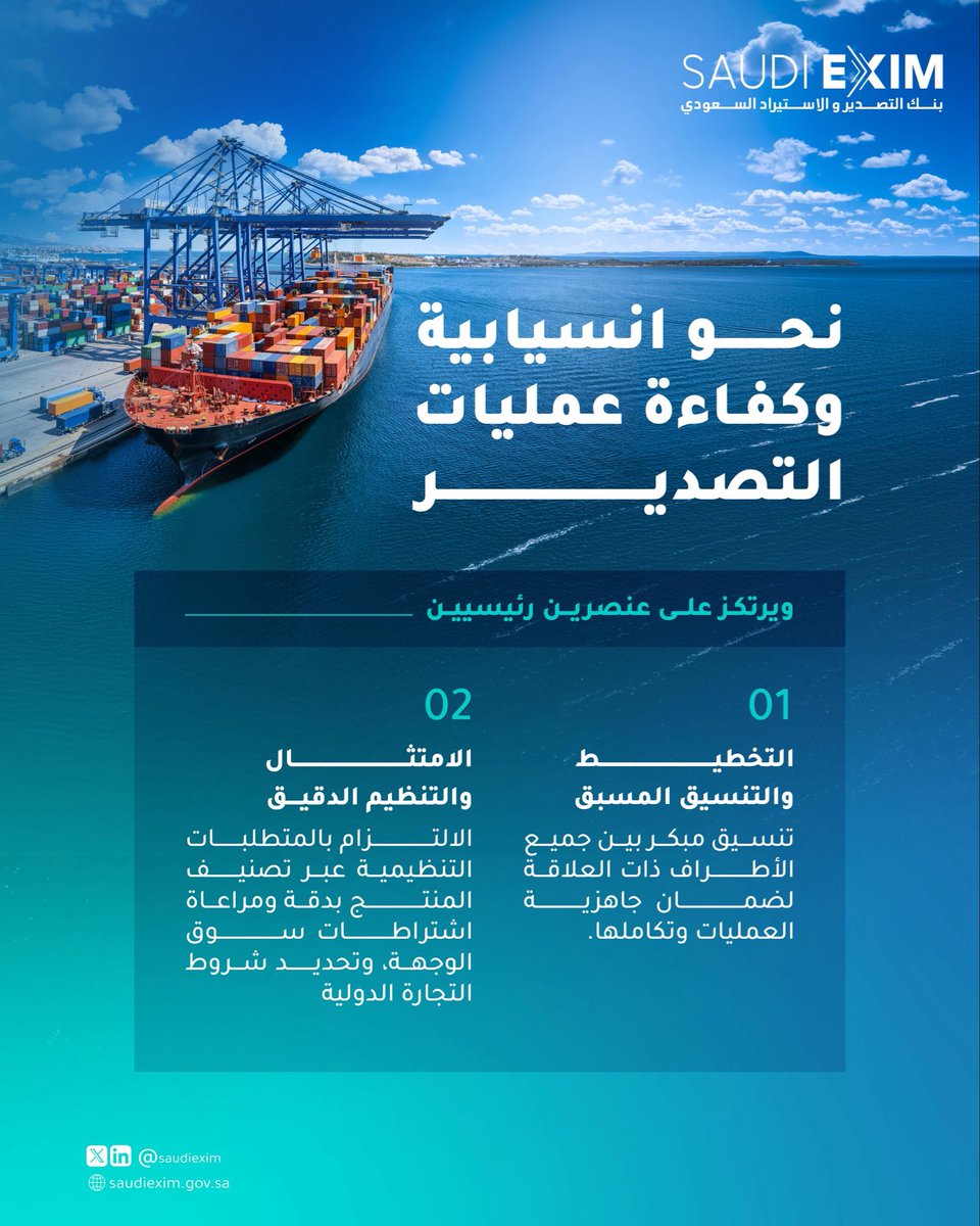 بنك التصدير والاستيراد السعودي tweet media