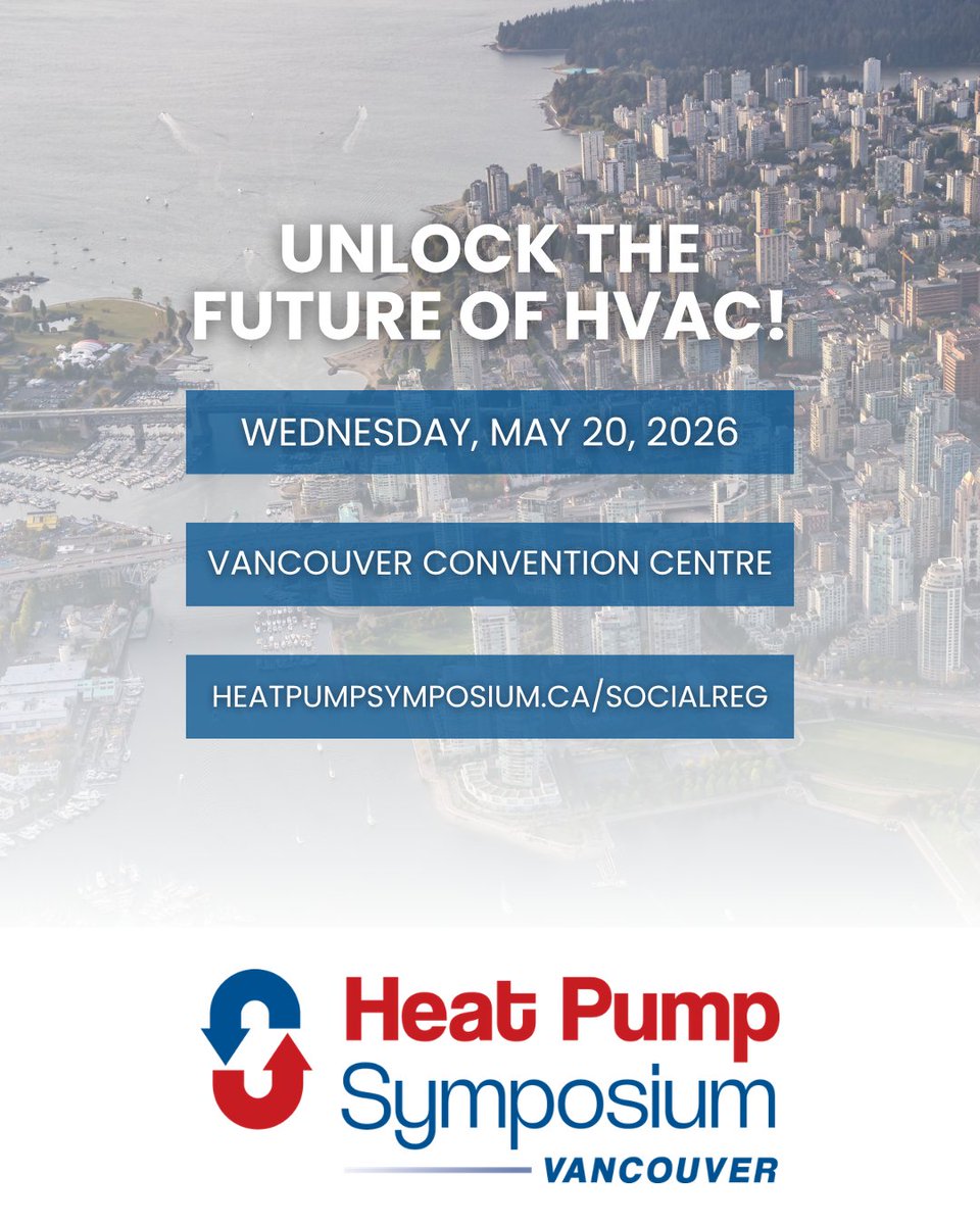 HRAI_Canada's tweet image. Unlock the future of #HVAC at the 2026 Heat Pump Symposium!