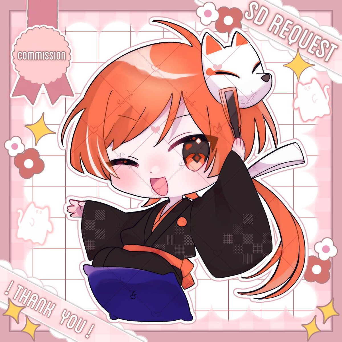 ppp_meru's tweet photo. @GINGA__02 こんばんは。ツイート流れてきたので失礼します。
SDイラスト4人で10000円でお受け出来ます。
御検討お願い致します。 https://t.co/EG0gALs4y7