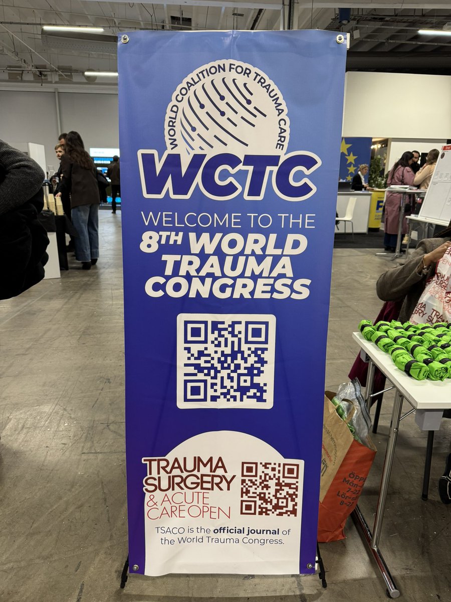 elliotthaut's tweet image. It was an excellent meeting. Glad to be here in Stockholm to represent @TSACO_AAST as the official journal of the #WTC #WorldTraumaCongress