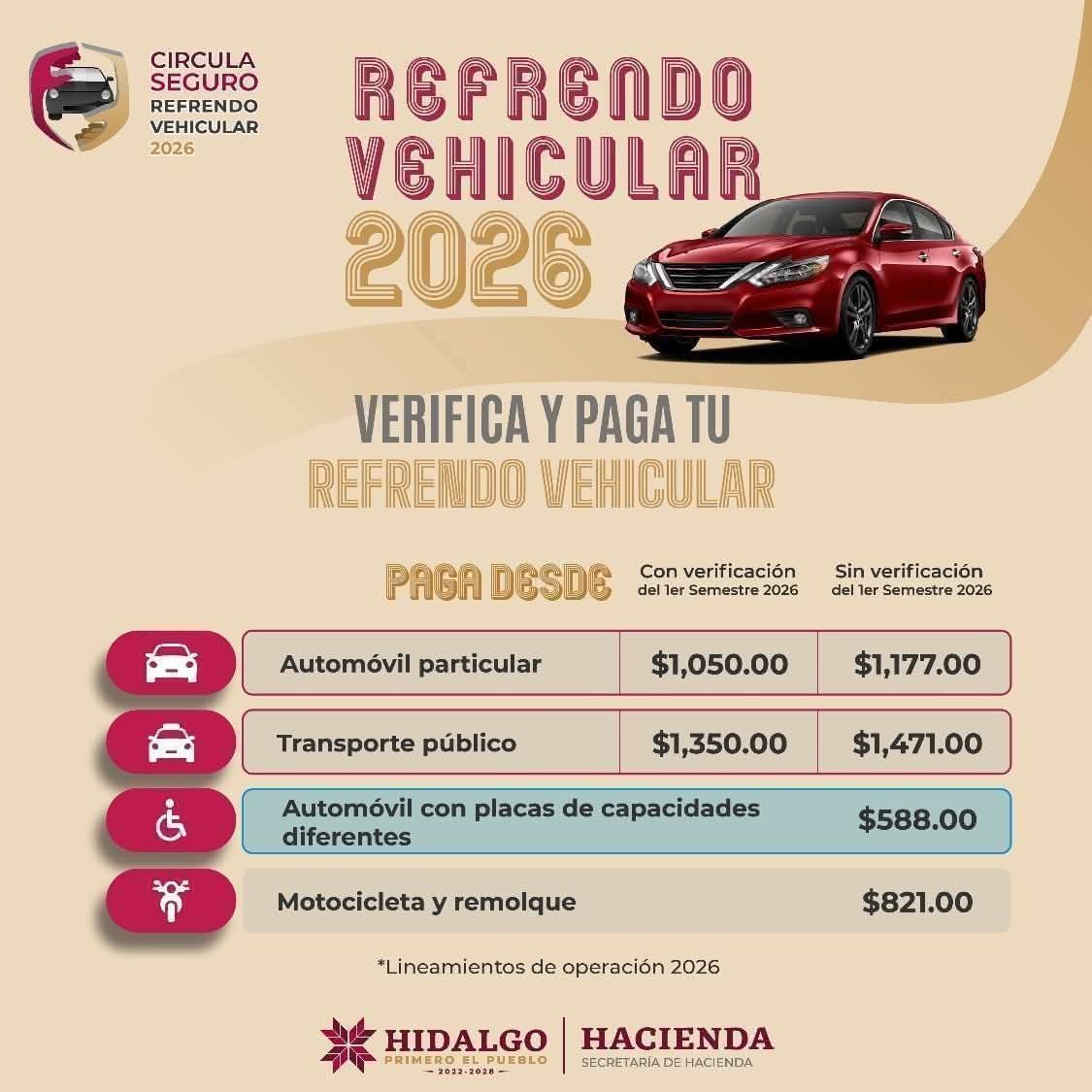 ¿Tu vehículo no tiene seguro? 🧐
Al pagar tu #RefrendoVehicular2026, obtienes un seguro de responsabilidad civil y de vida para el conductor.
🚗 ¿Cómo hacerlo?
1️⃣ Ingresa tu número de placa.
2️⃣ Proporciona los 5 últimos dígitos de la serie de tu auto.
👉 Hazlo rápido y fácil