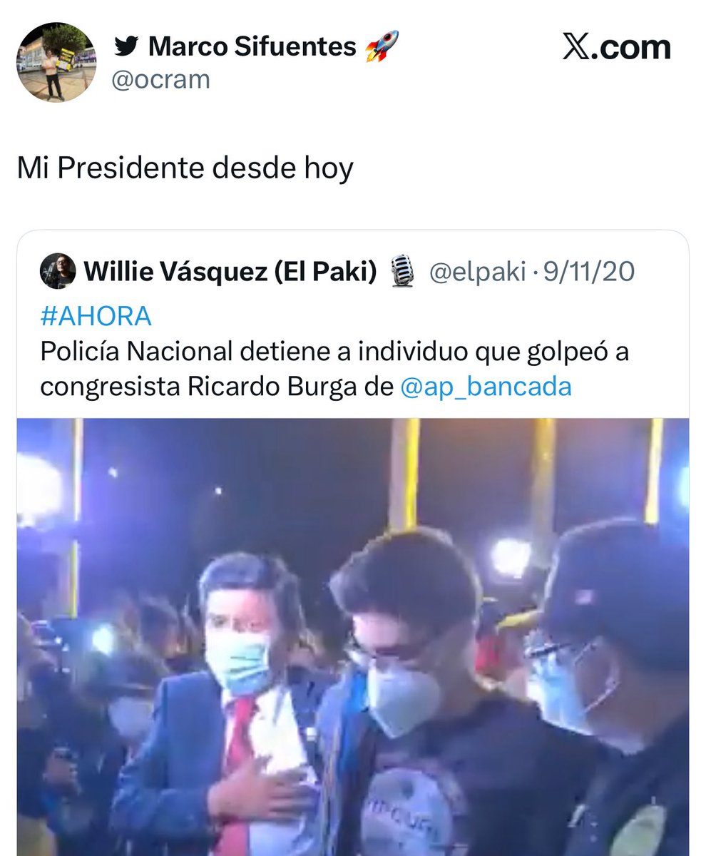 Marco Sifuentes quería cancelar la carrera de un joven por comentarle, con educación, a RMP.
El mismo Sifuentes que enaltecía al niño Ezeta por pegarle a un adulto mayor.