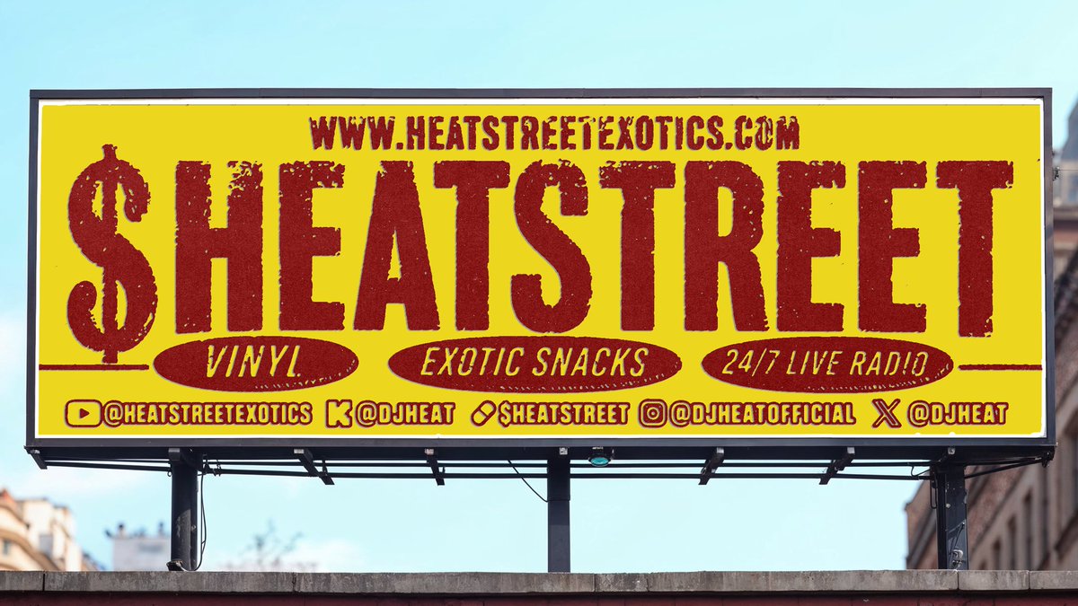DJHeat's tweet image. Charts are looking cooked but we are still here shipping 😂🫡📈

$HEATSTREET 55% Locked and building in public for the @Pumpfun #Hackathon

Pay attention to the people who show up when nobody is around 💎 

Live DJs/Exotic Snack and Vinyl Shop

pump.fun/coin/GVi4bKLEo…