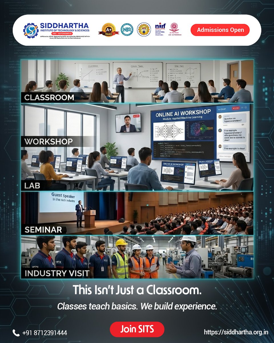 Siddhartha Institute of Technology & Sciences tweet media