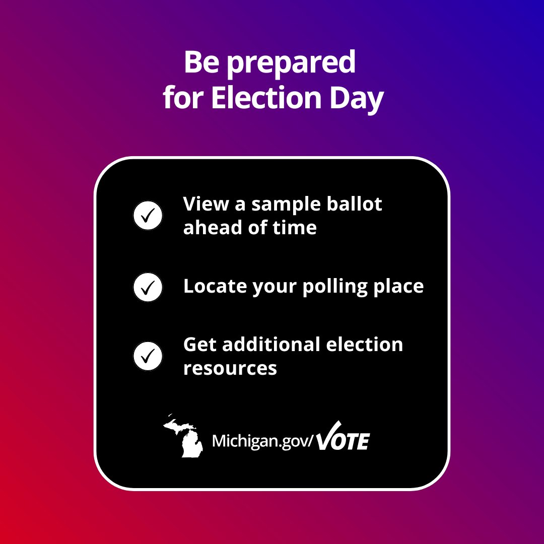 Michigan Department of State tweet media
