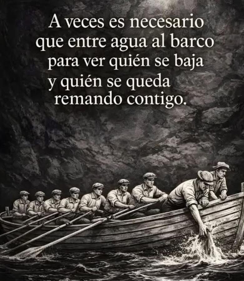 Cuando llegan las tormentas, es donde se reconoce la lealtad. No todos permanecen, pero quienes lo hacen son los que valen. Bendecido Martes!