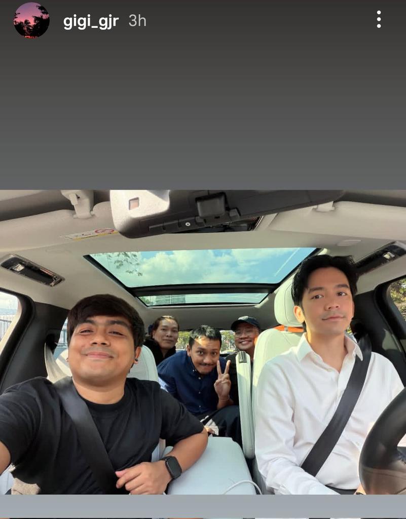 Ang pogi naman ng driver ng #TeamJEG  <a href="/iamjoshuagarcia/">Joshua Garcia</a> 😆😁

 ©gigi 📸