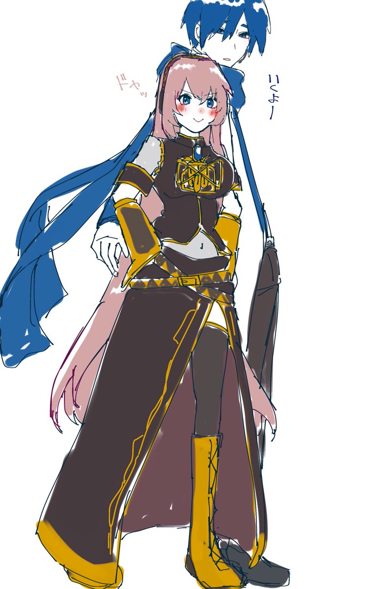 今日のらくがきはルカイトでしめます