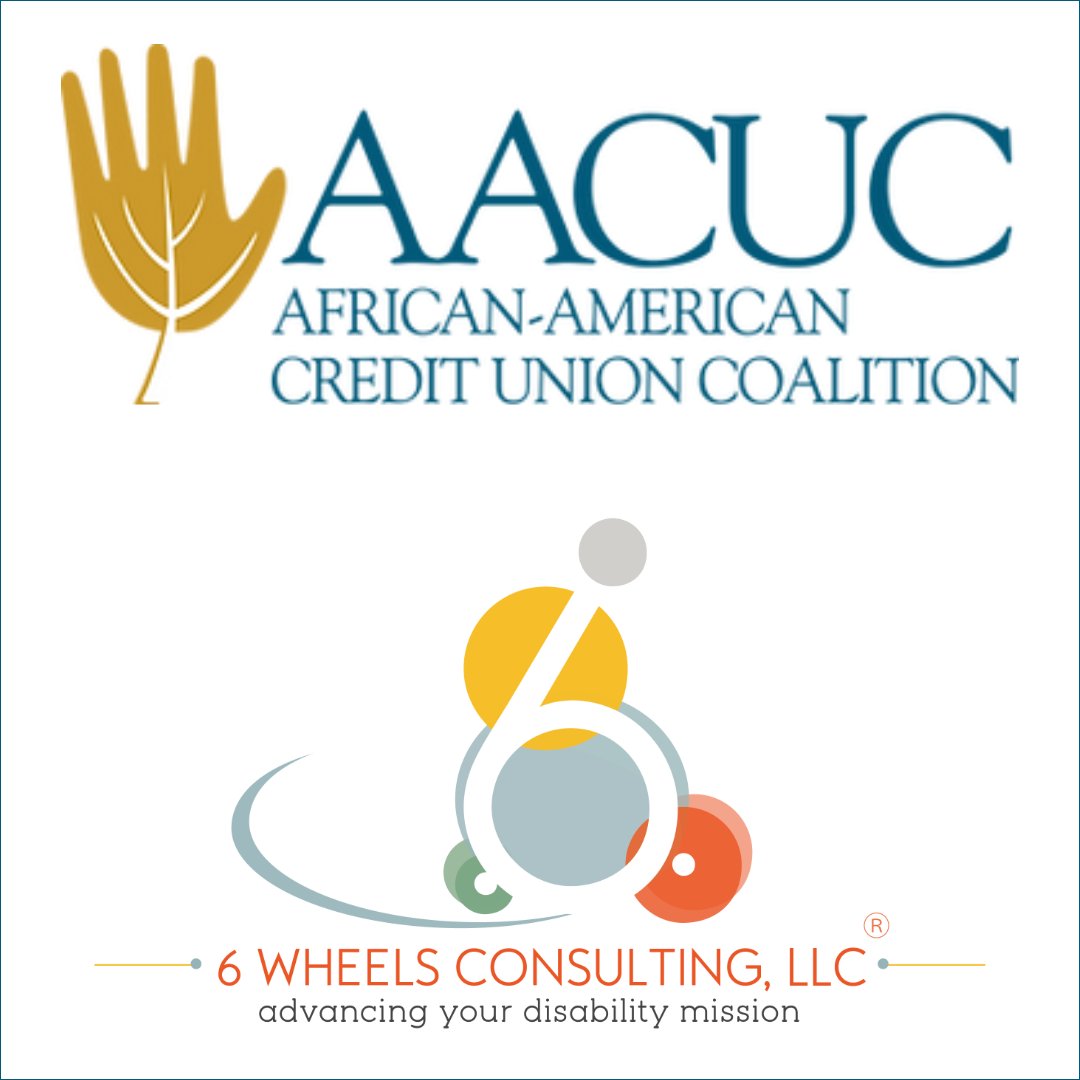 6WConsulting's tweet photo. Today, we're back with the African American Credit Union Coalition to talk about disability in the workplace and developing a disability culture.
Find out how you can create the same culture in your organization.
https://t.co/jirXYZMUL3
#DisabilityCulture #InclusiveWorkplace https://t.co/4eROv2ZVsf