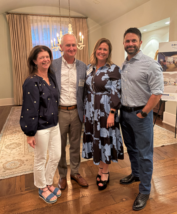 AHSFoundation's tweet photo. Alamo Heights alumni gathered for connection, networking, and Mule Pride at our Houston Mule Meetup last week! Thank you to our hosts, the Newtons, and to our Houston Mules for joining us. Visit https://t.co/KXYTi8hwv9 for info about future Meetups and more. Mules Up! 💙💛 https://t.co/TNwWn7fgiv