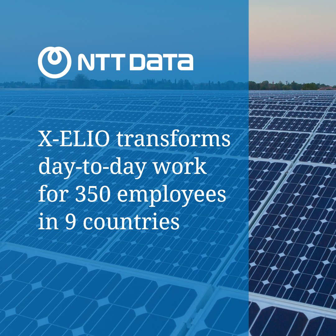 nttdata_inc's tweet image. How X‑ELIO modernized its global digital workplace with Microsoft 365. ⚡

Partnering with NTT DATA, @X_Elio_ completed a phased Microsoft 365 migration across 9 countries, with 100% business continuity and improved collaboration. 

Read the #CaseStudy: bit.ly/4dTMbjn