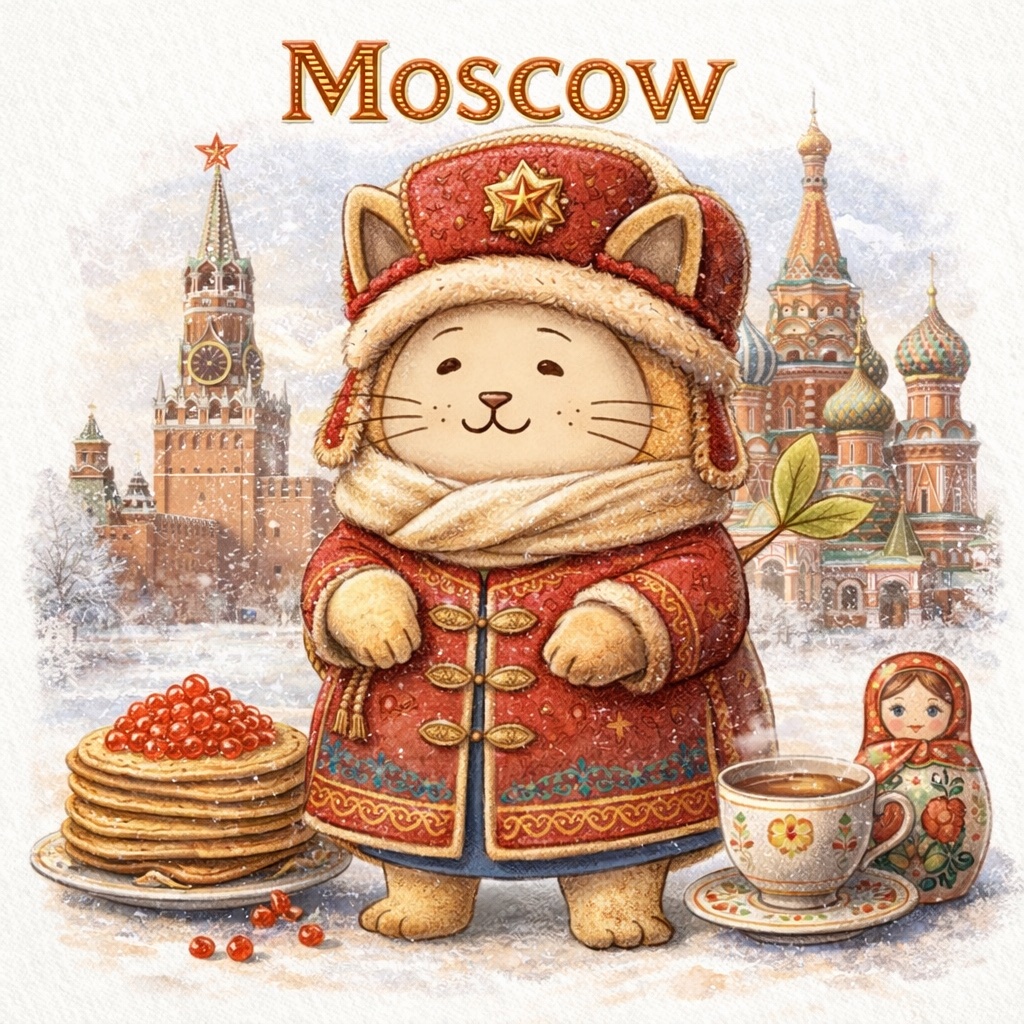 Rainbowpotato31's tweet image. World Journey: Step 28 - Moscow! 🇷🇺🏰

A city of colors and history! 🐾 Potato Neko is mesmerized by the magical domes of Saint Basil's Cathedral in Red Square. 🍬🐱🥔

🔗opensea.io/collection/pot…

#NFT #PotatoNeko #Moscow #WorldJourney #Russia