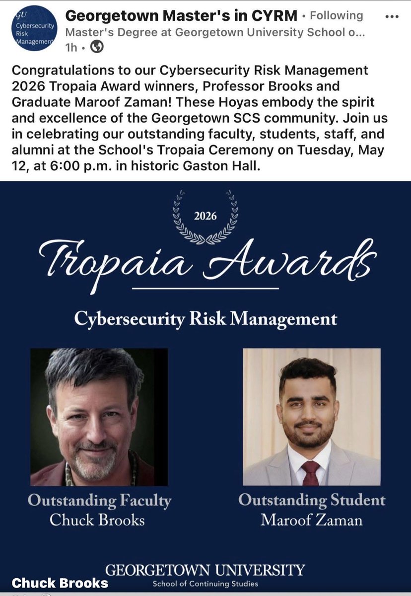 Chuck Brooks tweet media