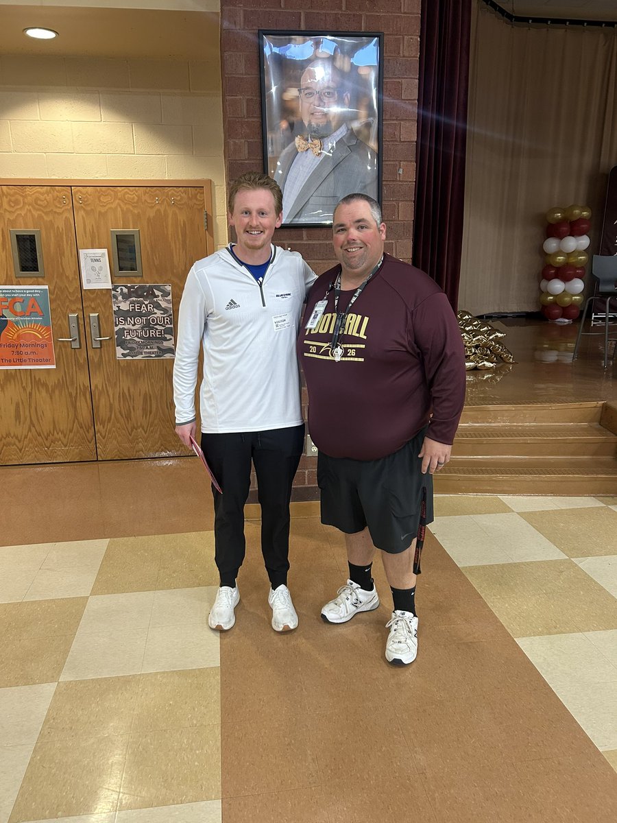 CoachBennett32's tweet image. Shoutout to @EckardtCooper from @BlueHoseFB for recruiting the Panthers today! @PelionFB #EARN