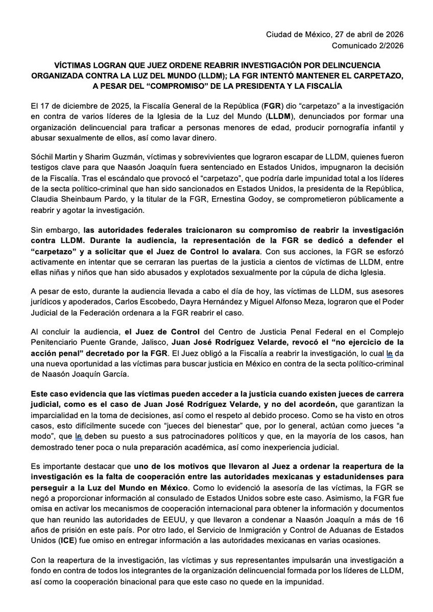 Salí de una secta tweet media