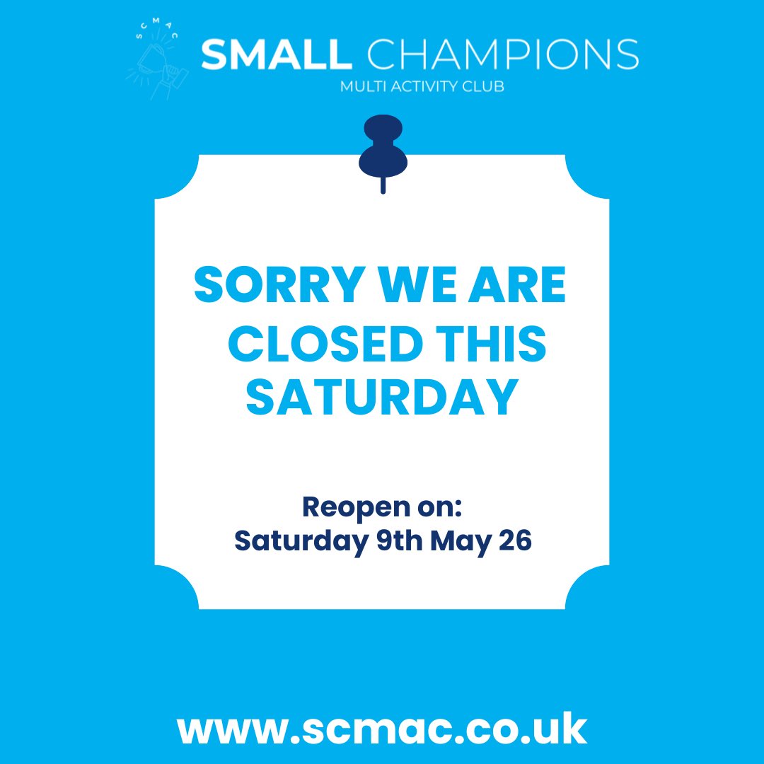 scmaclimited's tweet photo. HAVE A GREAT WEEKEND SMALL CHAMPIONS ☀️… https://t.co/CgxQsHlFFt