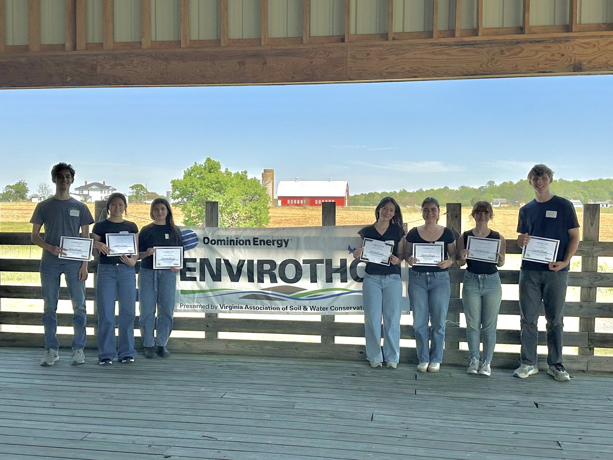 ColonialSoil's tweet image. Jamestown High School took first place at the 2026 Area III Envirothon held at the Caroline County Agricultural Fairgrounds on April 16! Congratulations to all of you for this impressive achievement!

Read more: wix.to/pnQEnlr 

#Envirothon #Conservation
