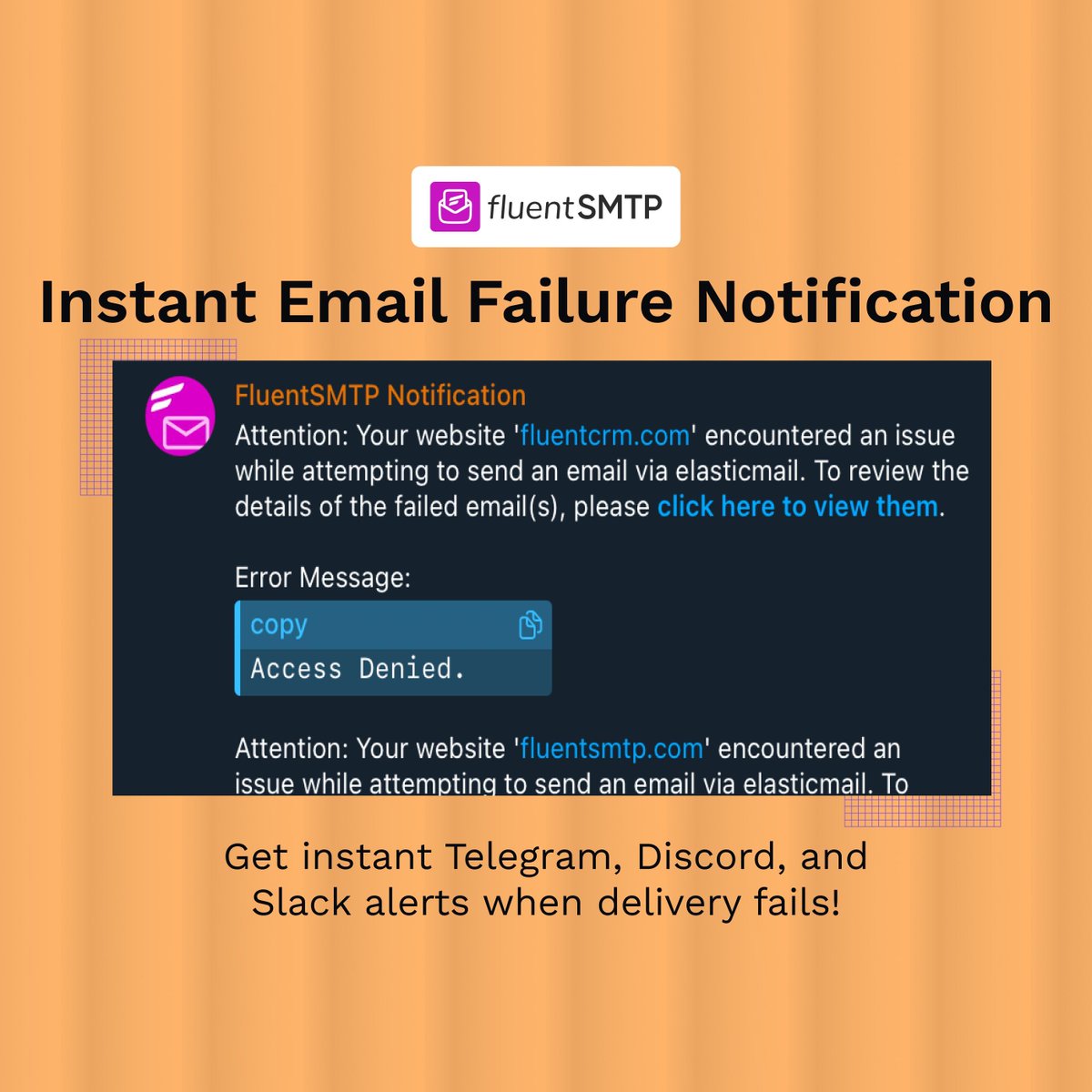 FluentSMTP tweet media