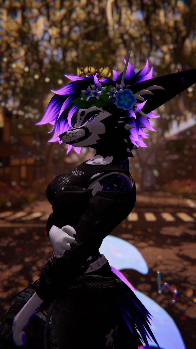 triospirit's tweet photo. Spring Light - 💜✨

#VRChat #VRChatPhotography #VRC #rexouium https://t.co/IGkkdhGj95