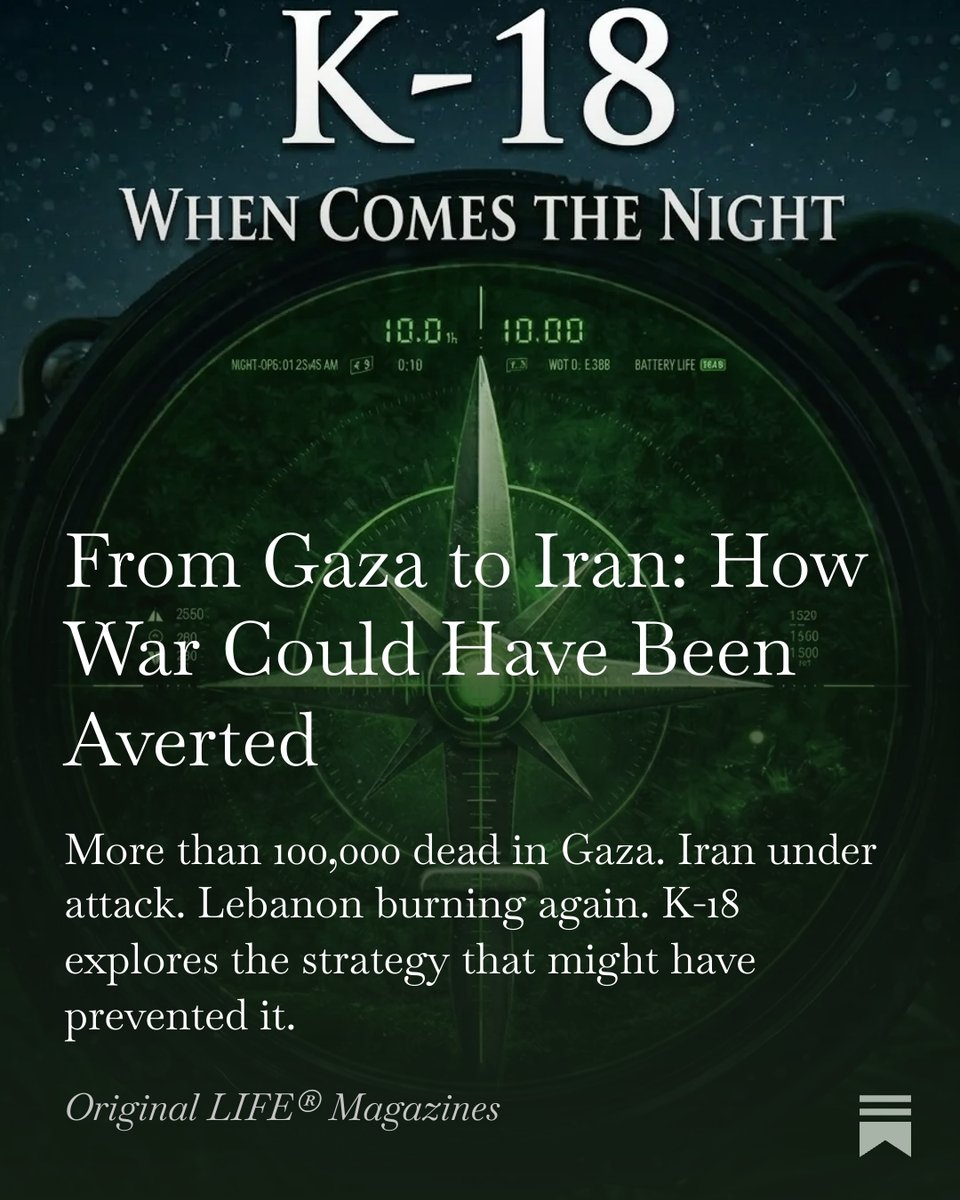 OrigLIFEmags's tweet image. More than 100,000 people are dead.
Now the war has spread from Gaza to Lebanon and Iran.

Read: originallifemagazines.substack.com
Books: originallifemagazines.com/books/

#MiddleEast #Gaza #Iran #Lebanon #Geopolitics #War #Strategy #History #Substack #OriginalLIFEMagazines #HistoryYouCanHold