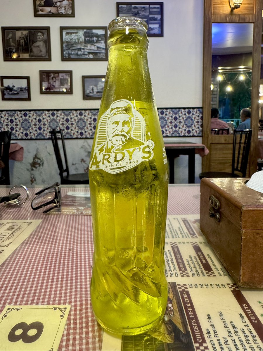 amarbarwe's tweet image. In a world of fancy mocktails and overpriced fizz give me an ice-cold Ardy’s any day. Nothing can beat the taste! Since 1884, no rebranding, no drama just straight-up Pune nostalgia in a bottle.
#Pune #summer #Ardys #IraniCafe