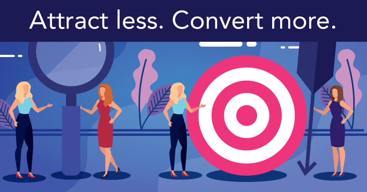 Negative targeting isn't about who you exclude. It's about who you attract. Tighter messaging changes everything ow.ly/CO6450YHkwW